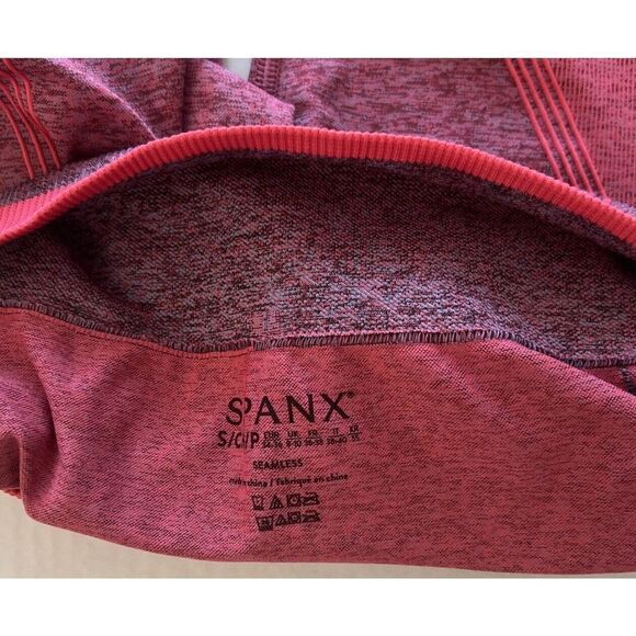 SPANX 50285R Women Sz Small Seamless Sculpt Legging Spacedye Coral Punch - Picture 5 of 9